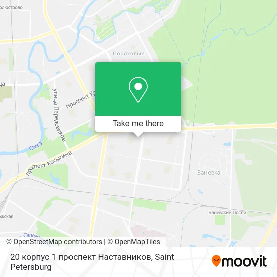 20 корпус 1 проспект Наставников map