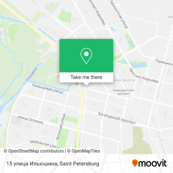 15 улица Ильюшина map
