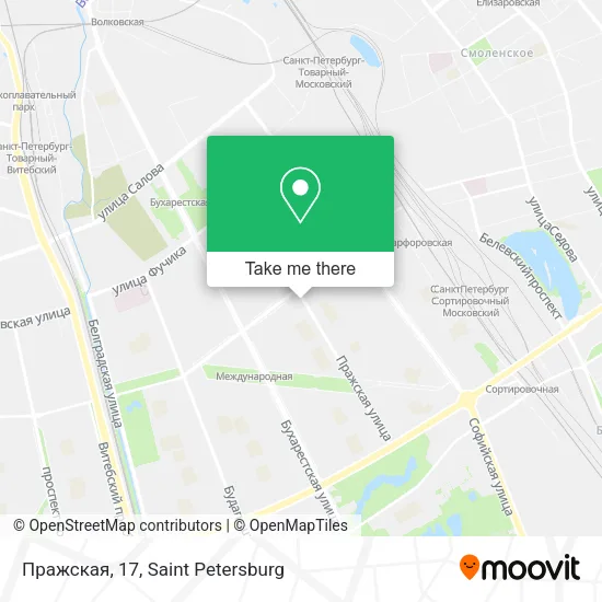 Пражская, 17 map