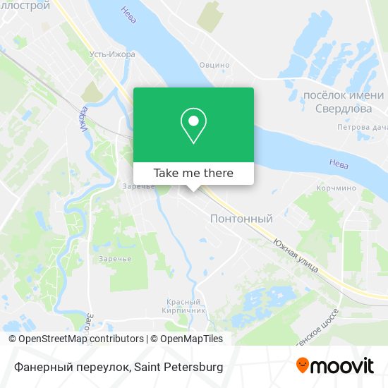 Фанерный переулок map