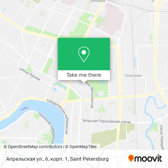 Апрельская ул., 6, корп. 1 map