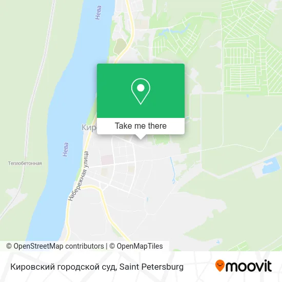 Кировский городской суд map