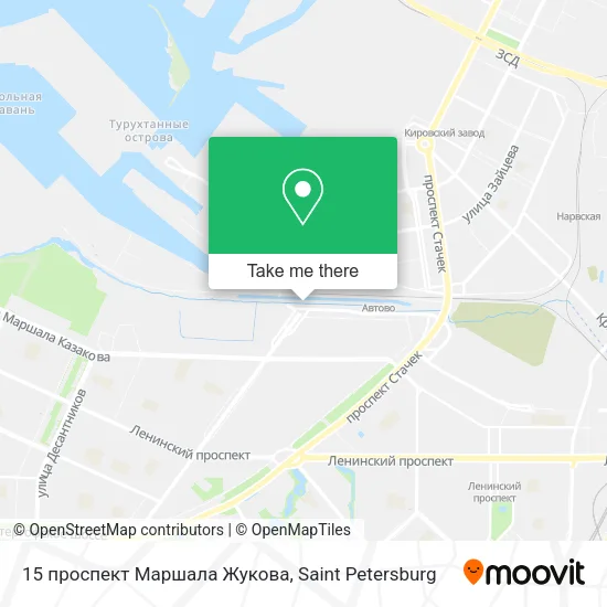 15 проспект Маршала Жукова map