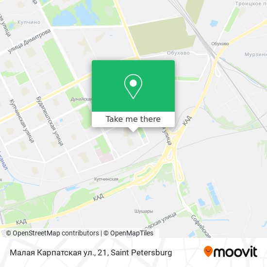 Малая Карпатская ул., 21 map