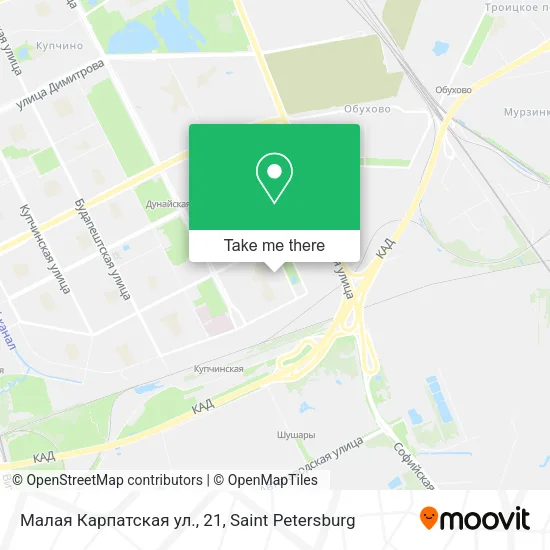 Малая Карпатская ул., 21 map