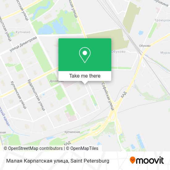 Малая Карпатская улица map