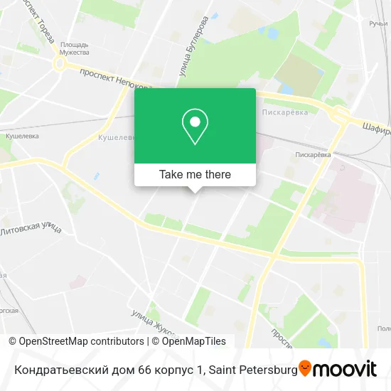 Кондратьевский дом 66 корпус 1 map