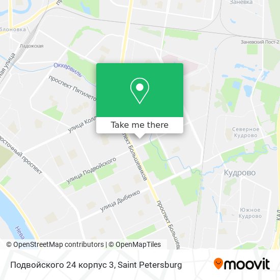 Подвойского 24 корпус 3 map