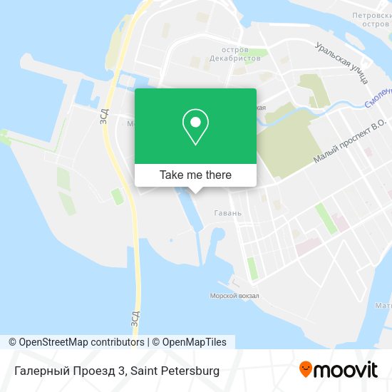 Галерный Проезд 3 map