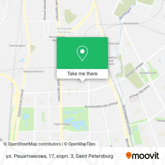 ул. Решетникова, 17, корп. 3 map