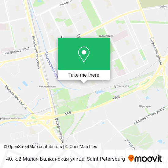 40, к.2 Малая Балканская улица map