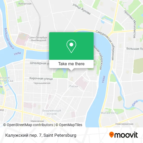 Калужский пер. 7 map