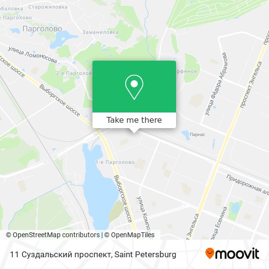11 Суздальский проспект map