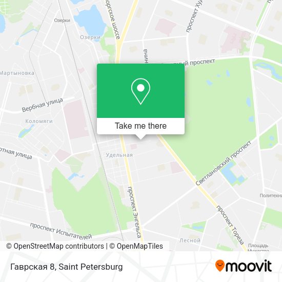 Гаврская 8 map