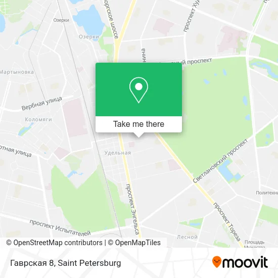 Гаврская 8 map
