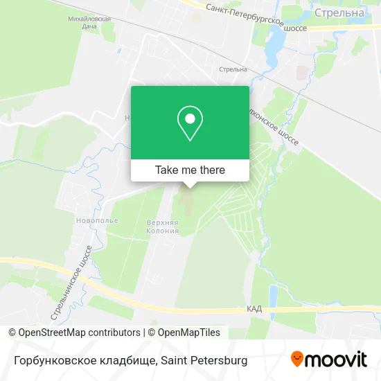 Горбунковское кладбище map