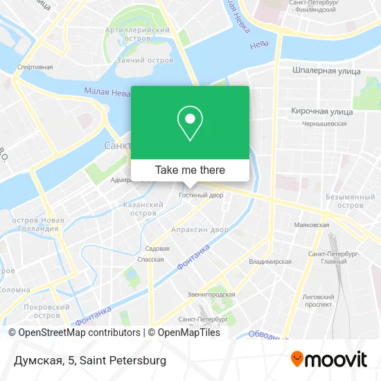 Думская, 5 map