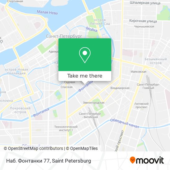 Наб. Фонтанки 77 map