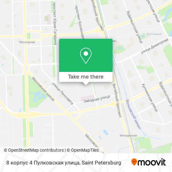 8 корпус 4 Пулковская улица map