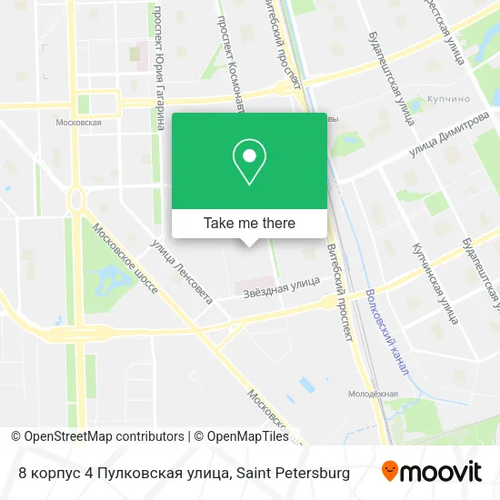 8 корпус 4 Пулковская улица map