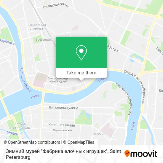 Зимний музей "Фабрика елочных игрушек" map