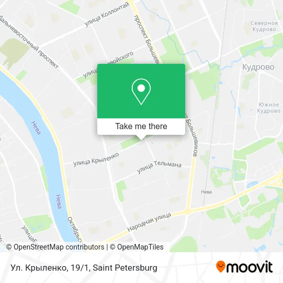 Ул. Крыленко, 19/1 map