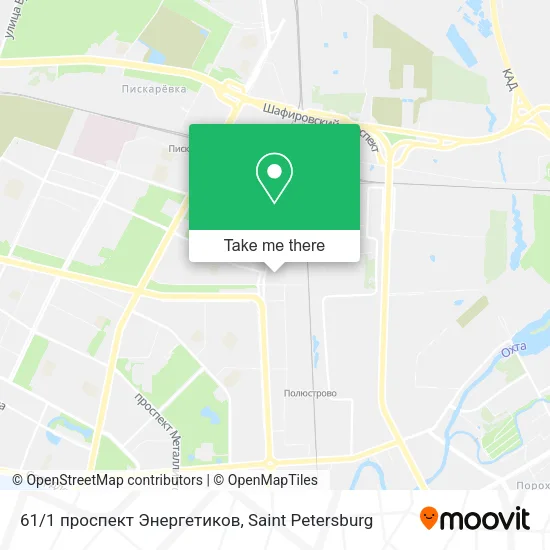 61/1 проспект Энергетиков map