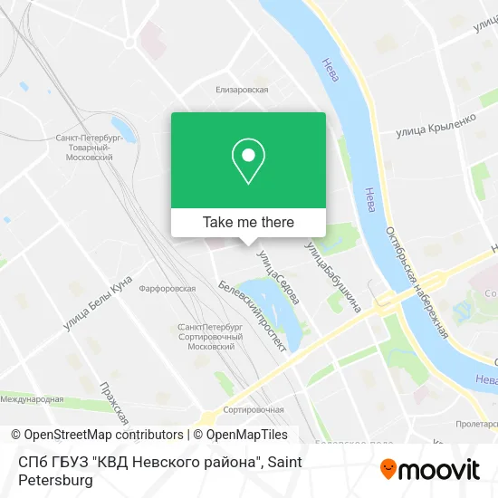 СПб ГБУЗ "КВД Невского района" map