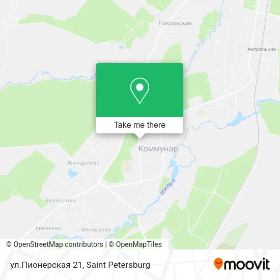 ул.Пионерская 21 map