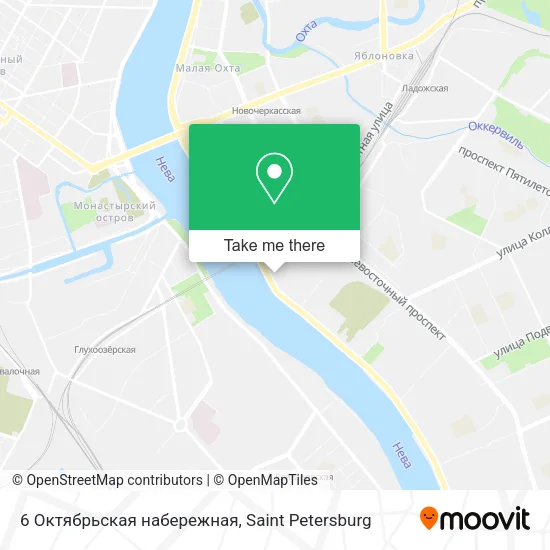 6 Октябрьская набережная map