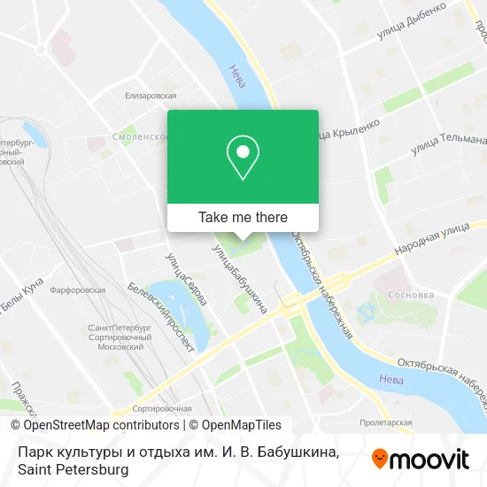 Парк культуры и отдыха им. И. В. Бабушкина map