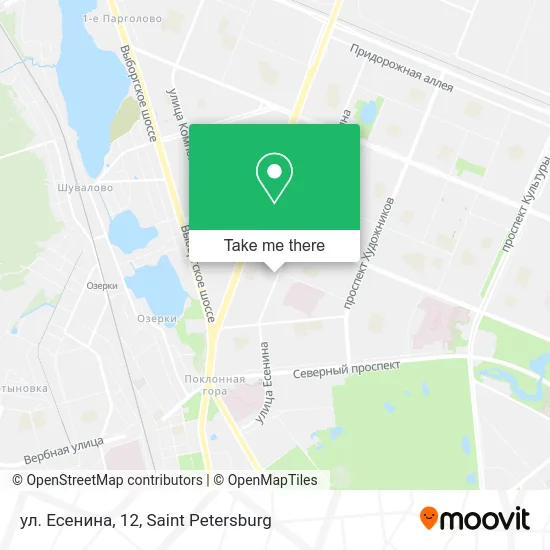 ул. Есенина, 12 map