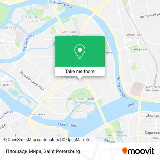 Площадь Мира map