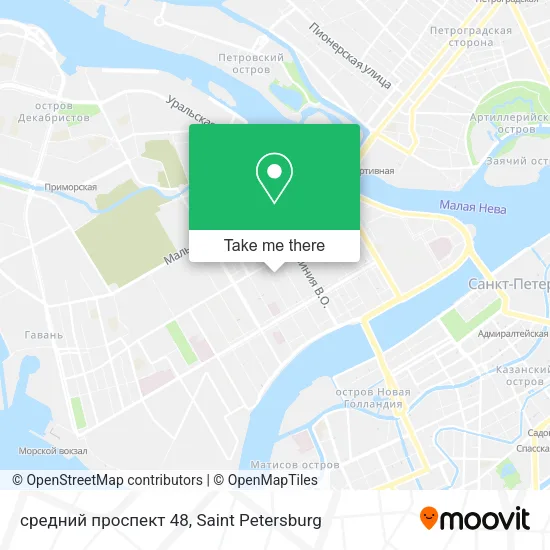 средний проспект 48 map