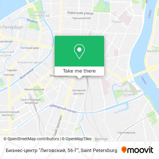 Бизнес-центр "Лиговский, 56-Г" map