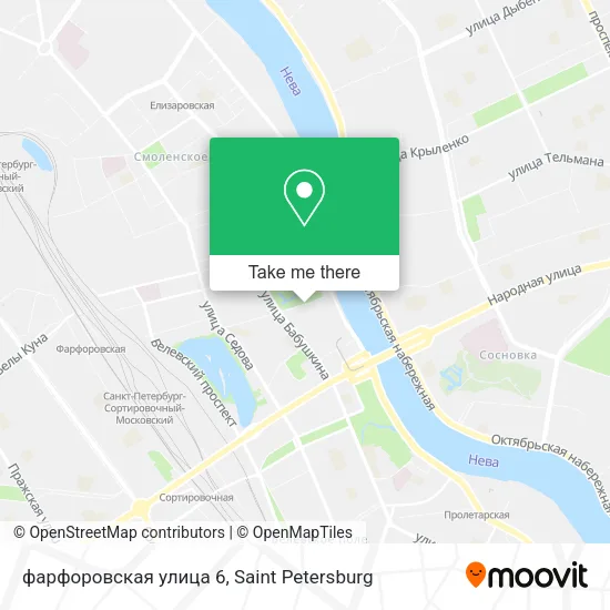 фарфоровская улица 6 map