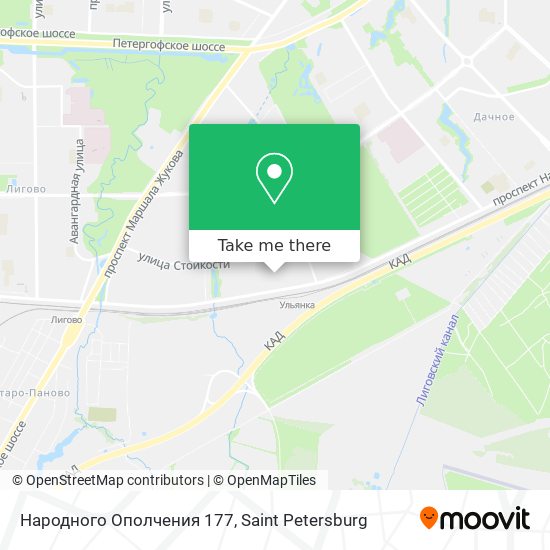 Народного Ополчения 177 map