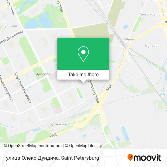 улица Олеко Дундича map