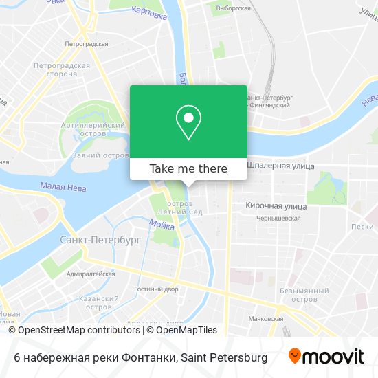 6 набережная реки Фонтанки map