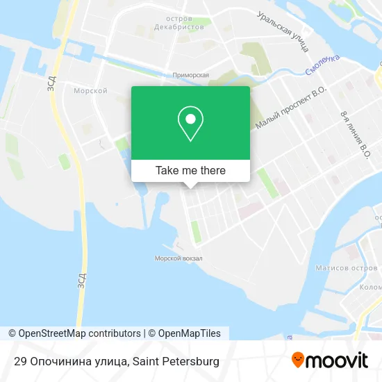 29 Опочинина улица map