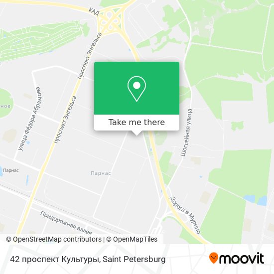 42 проспект Культуры map