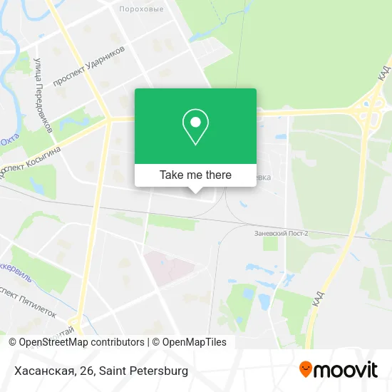 Хасанская, 26 map