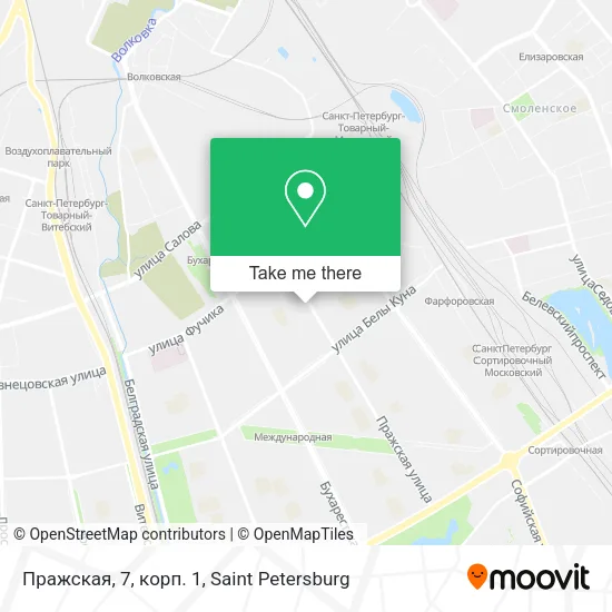 Пражская, 7, корп. 1 map