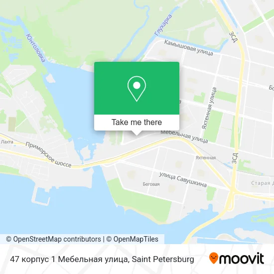 47 корпус 1 Мебельная улица map