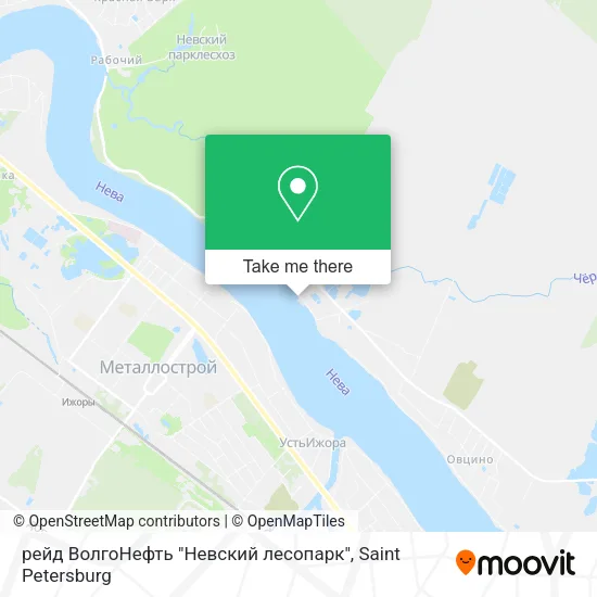 рейд ВолгоНефть "Невский лесопарк" map