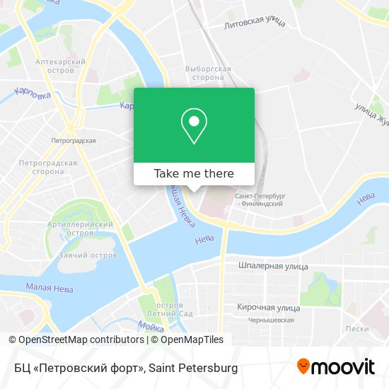 БЦ «Петровский форт» map