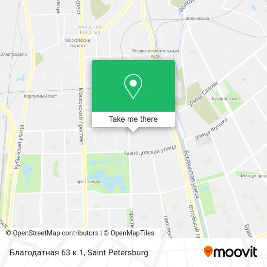 Благодатная 63 к.1 map