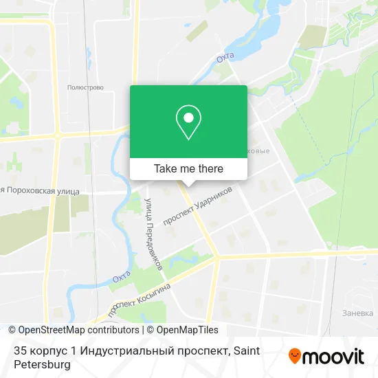 35 корпус 1 Индустриальный проспект map