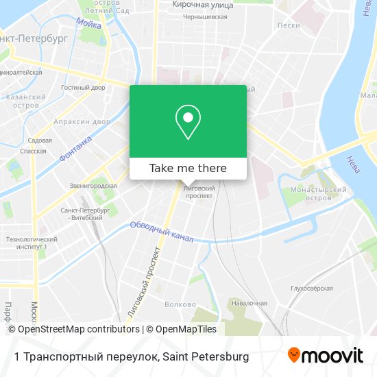 1 Транспортный переулок map