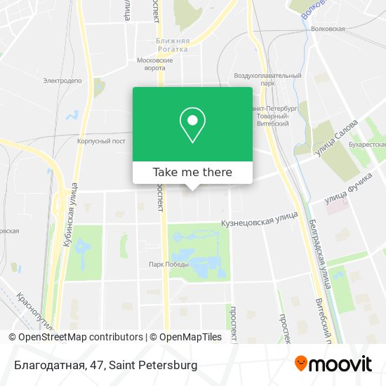 Благодатная, 47 map